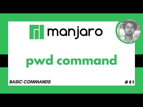 pwd Command in Manjaro Linux - Basic Commands in Linux #01