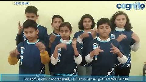 Cognito Abacus Demo Video - 2 Digits - 40 Rows