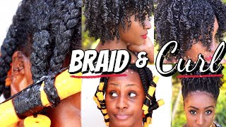 Natural Hair Braid &amp; Curl | Tailored Beauty | Shlinda1