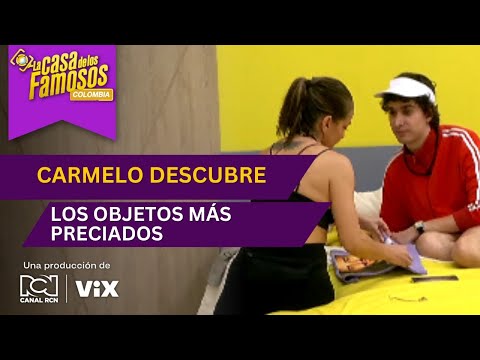 Carmelo averigua los objetos que conservan los participantes | La casa de los famosos Colombia