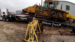 OFF THE RAILS...TWICE.   FIRST OVERSIZE LOAD WITH OUR NEW UNITS