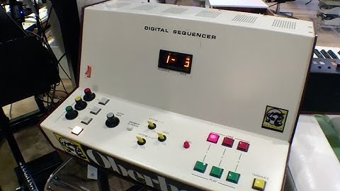 One of the Earliest Digital Sequencers Ever Made
