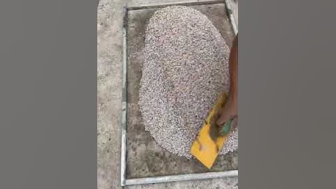 Hướng dẫn cách pha keo trộn sỏi, keo trộn đá, keo thi công sàn sỏi, phân phối keo  0977--654--000