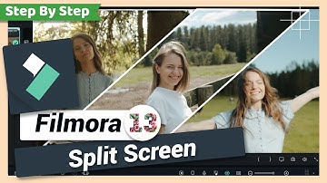 Add Split Screen or Place video Side by Side | Filmora 12 & 13 Tutorial