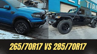 Switching From 265/70r17 To 285/70r17