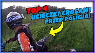 TOP 3 ucieczki MOTOCYKLISTÓW przed POLICJĄ! - police vs motorcycles! - Ucieczka na pustym baku!