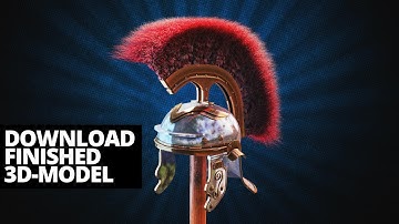 Modeling Roman centurion helmet in Blender