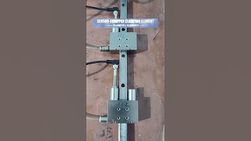 sensor equipped linear rail clamp #clamping #stopper #zimmer