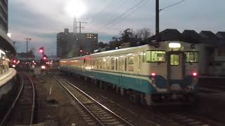 高徳線キハ40系　徳島駅発車