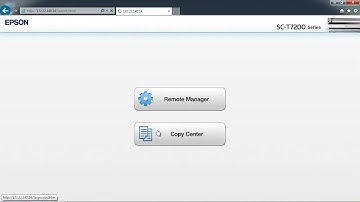 Epson SureColor T Series  Scan to Network Setup