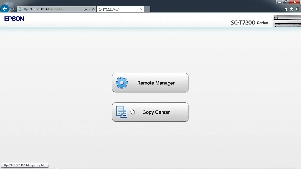 Epson SureColor T Series  Scan to Network Setup