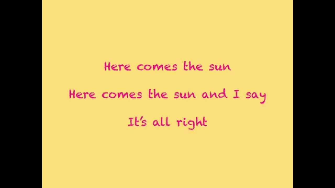 Gary Barlow Here Comes The Sun (Lyrics) YouTube