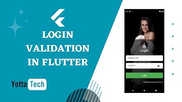 Login Validation in Flutter | Login Validation