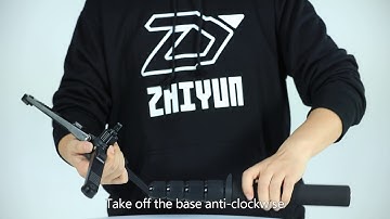 Zhiyun Telescopic Monopod for Crane 2 - Official Operation Demo