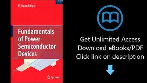 Fundamentals of Power Semiconductor Devices