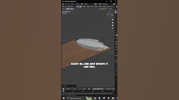 Blender 3d | How to make a Croissant 😤🌎🧩🥐 #blender3d #b3d #3d #3danimation #fyp #internetboy