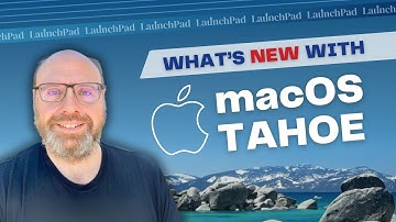 Wat is er nieuw in macOS Tahoe | LaunchPad