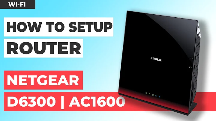 ✅ How to Set Up NETGEAR D6300 | How to Setup NETGEAR AC1600 WiFi Router