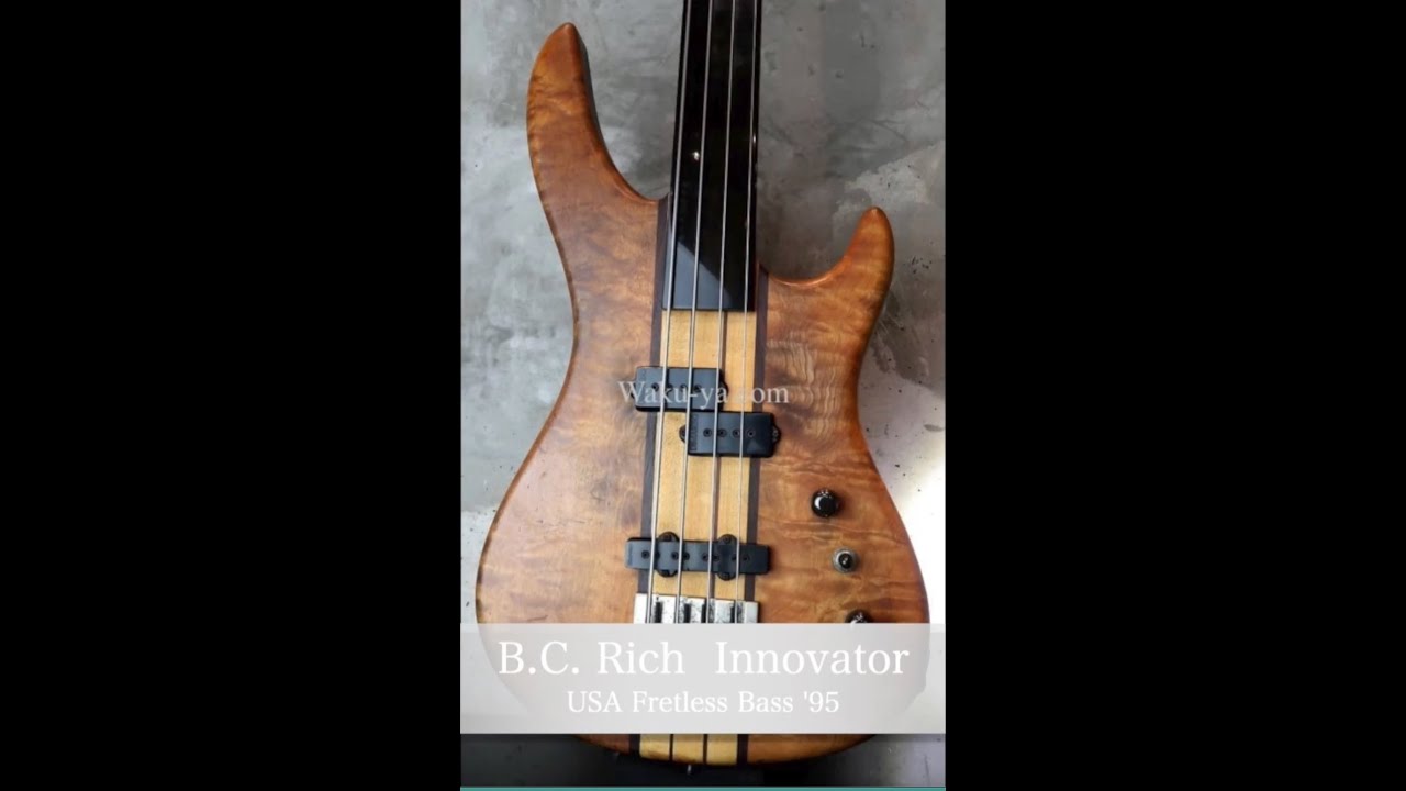 B.C. Rich USA Innovator Fretless Bass '95