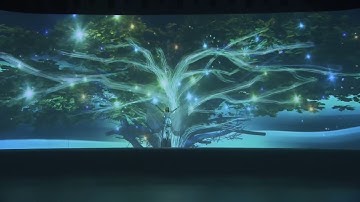【Interactive Mapping】Visual Enjoyment! Wonderful combination of dancer and projector!