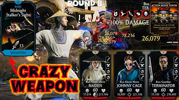 Fatal Action Movie Tower Boss Battle 200 & 100,180 Fight + Reward MK Mobile