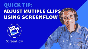 Quick Tip: How To Align &  Resize Multiple Clips in Screenflow