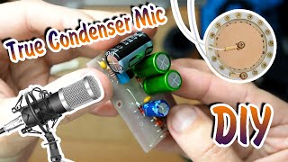 Fake BM-800 to True condenser microphone DIY
