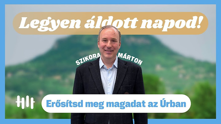 Szikora Márton: Erősítsd meg magadat az Úrban - Legyen áldott napod