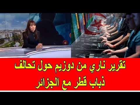 تقرير ناري من دوزيم حول تحالف الذباب بين قطر و الجزائر لمهاجمة المغرب