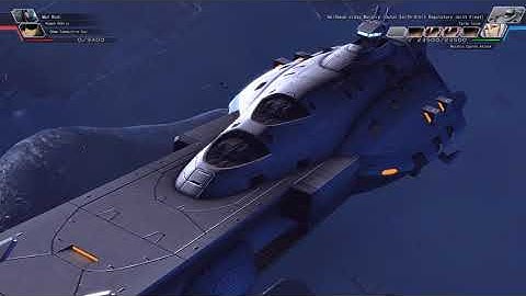 G-Gen. Cross Rays - Halfbeak-class Warship (Outer Earth Orbit Regulatory Joint Fleet) All Animations