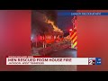 Man rescued from house fire in Jackson
