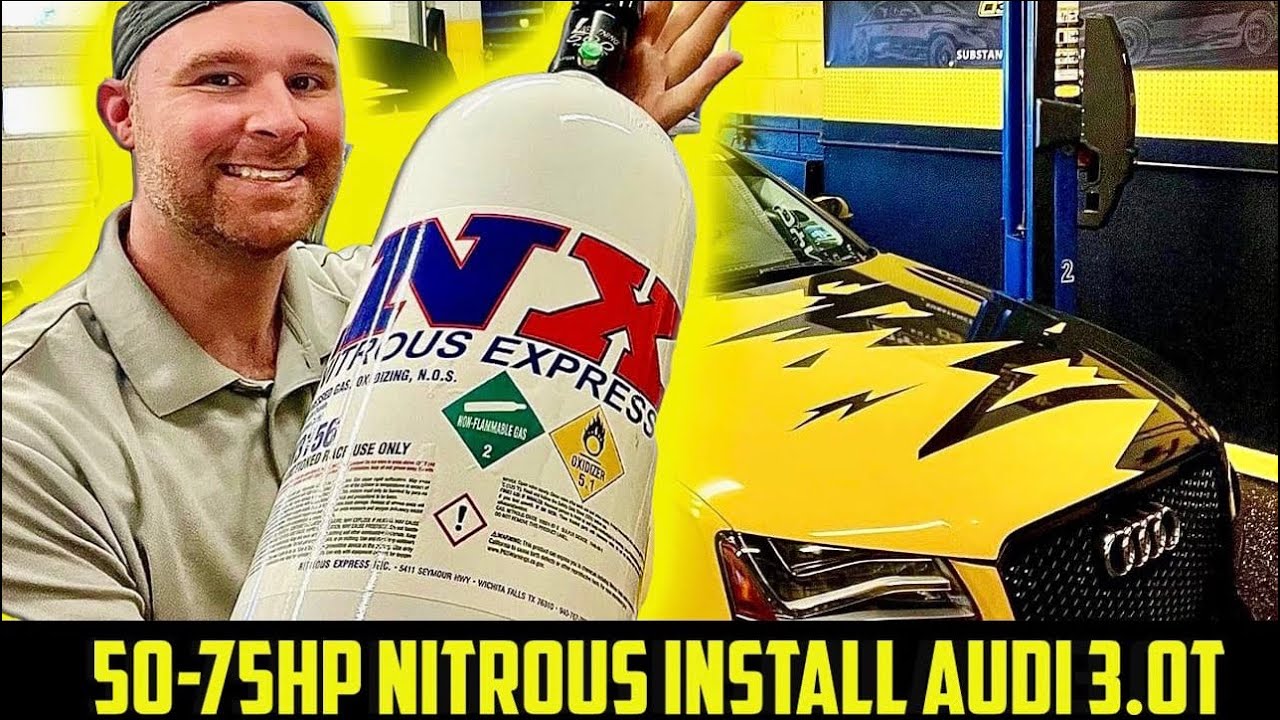 Nitrous install on Audi 3.0t and how to! - YouTube