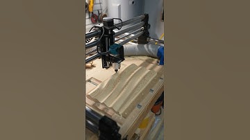 CNC wavy flag 3D carve. #onefinitycnc #onefinity #woodworker #maker #diy #woodworking #woodenflag