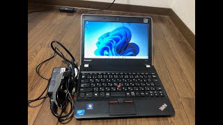 ThinkPad Edge E130 /Inte Celeron 887 1.50GHz/4GB/新品SSD120GB/Win11Home/Office365/バッテリー起動可/WEBカメラテレビ会議