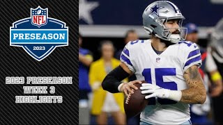 QB Will Grier BALLS OUT To Save His NFL Career | 2023 Preseason Week 3 Highlights vs. Raiders