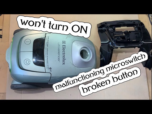 How To Fix A Vacuum Cleaner That Won't TURN ON (Power On