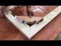 The Ultimate Carpenter's Craftsmanship // How To Build A Table With Extremely Strong Joints