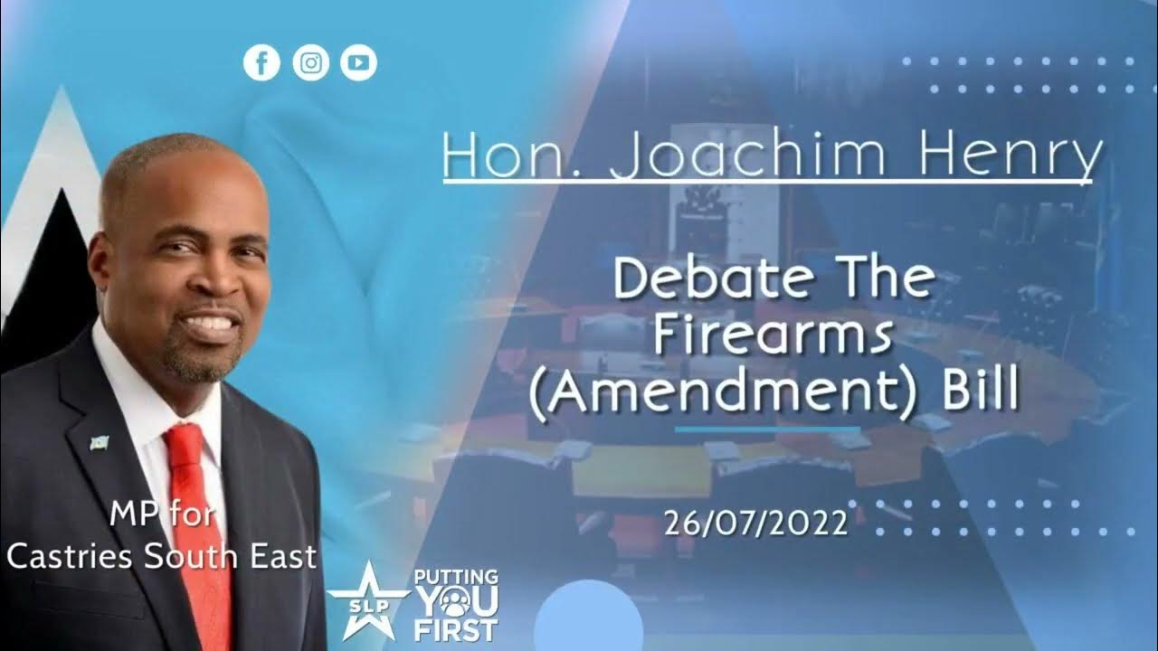 Hon Joachim Henry Debates theFirearms Amendment Bill YouTube