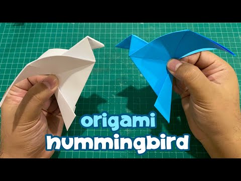 Origami Hummingbird (Very Easy)