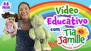 Vídeo Educativo com Tia Jamille -  Modos à Mesa - Educação Infantil - Aprenda Brincando - Aulinha