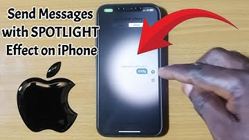 How to Send Messages with SPOTLIGHT Effect on iPhone
