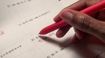 Evaluating Algebraic Expressions (part 2)