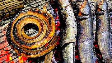 Thưởng Thức Cá Lóc Nướng Trui Tại Khách Sạn NGàn Sao-Trải Nghiệm Nướng Cá Ngoài Trời.