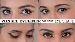 Winged Eyeliner For Your Eye Shape | Hooded, Deep Set, Almond, Downturned & Round Eyes! - Durasi: 5.11. Winged Eyeliner For Your Eye Shape | Hooded, Deep Set, Almond, Downturned & Round Eyes! - Durasi: 5.11.