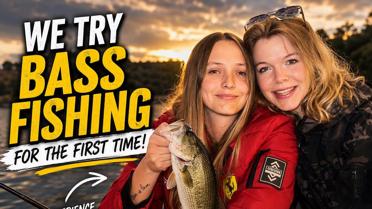 We tried Bass Fishing for the First Time!