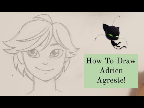 How To Draw Adrien Agreste Of Miraculous Ladybug