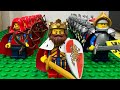 A lego lion knight army