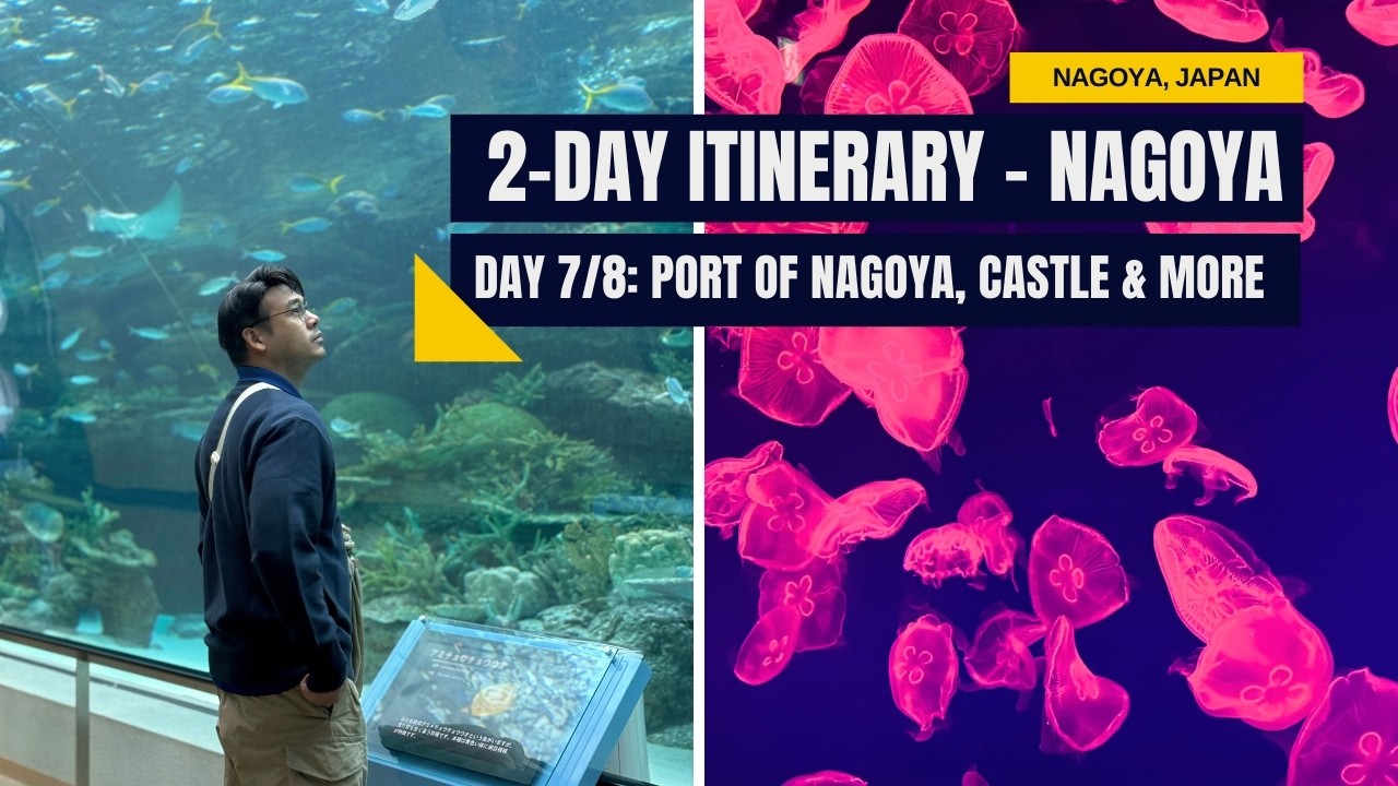 2-Day Itinerary in Nagoya Japan | Nagoya Castle, Port of Nagoya, Chubu Tower & More (Part 7/8)