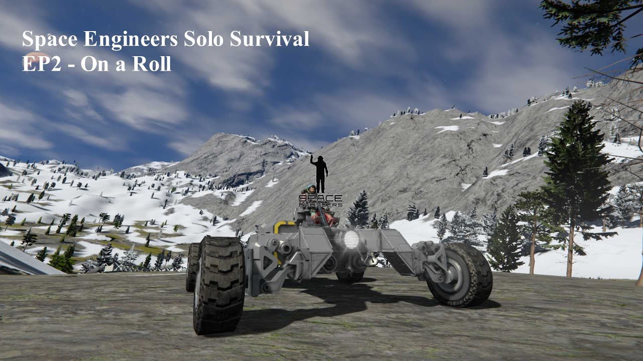 Space Engineers Solo Survival - On a Roll #2 - YouTube