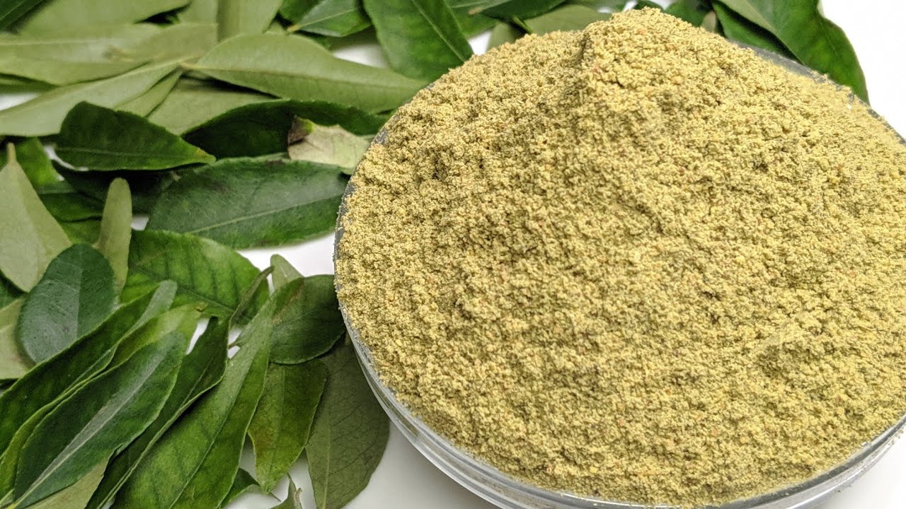 கருவேப்பிலை பொடி Curry leaves powder for rice, idly and dosa YouTube